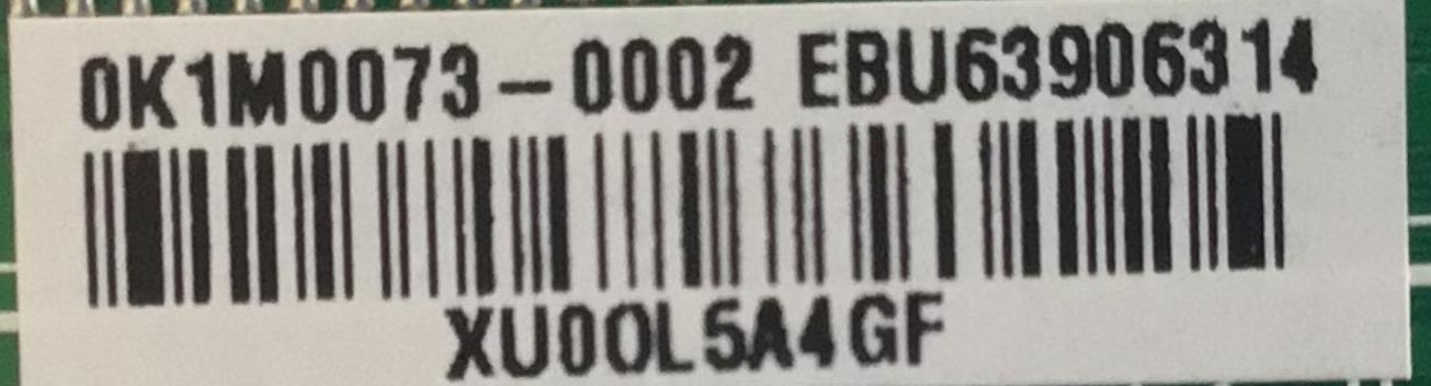 MAIN PARA TV LG / NUMERO DE PARTE EBU63906314 / EAX67115107 / 0K1M0073-0002 / XU0OL5A4GF / PANEL V236BJ1-LE2 C / MODELO 24LF454B-PU.BUSQNPM - Imagen 3